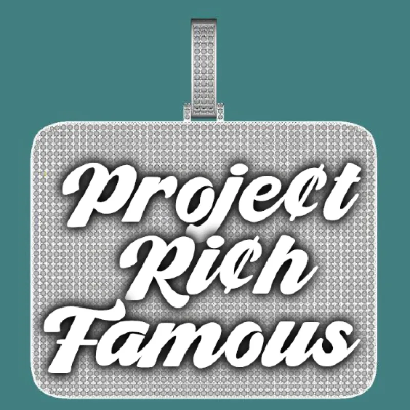 CUSTOM LETTER NECKLACE 3D BIG SQUARE sold by The GUU Shop