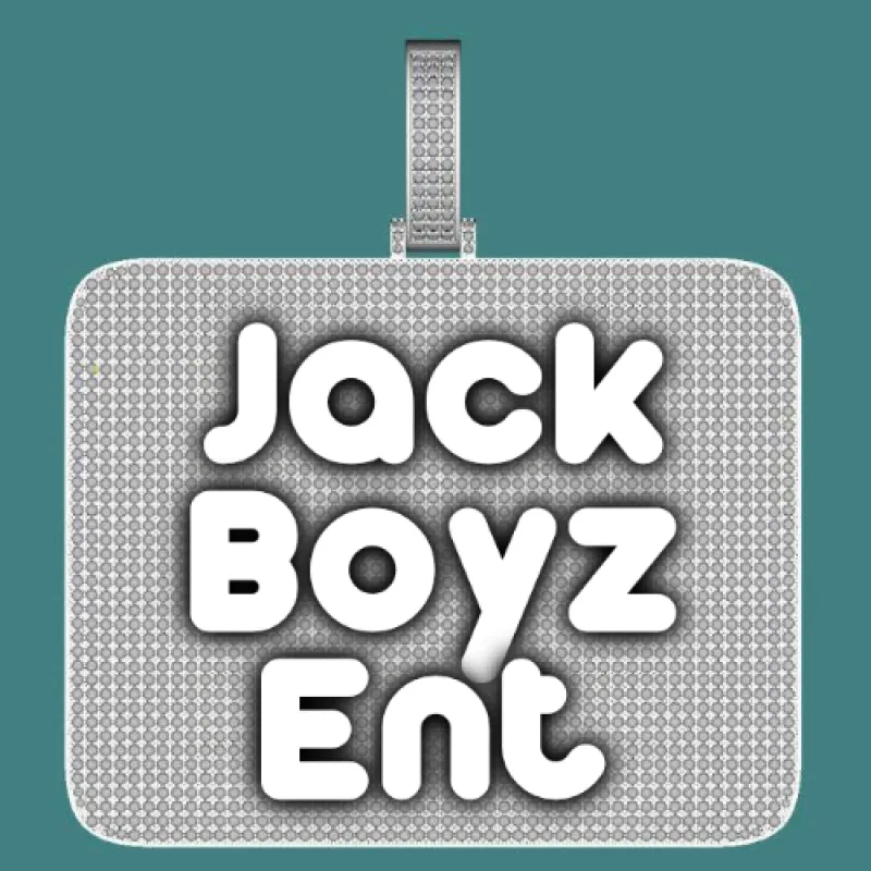 CUSTOM LETTER NECKLACE 3D BIG SQUARE sold by The GUU Shop