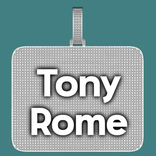 CUSTOM LETTER NECKLACE 3D BIG SQUARE sold by The GUU Shop