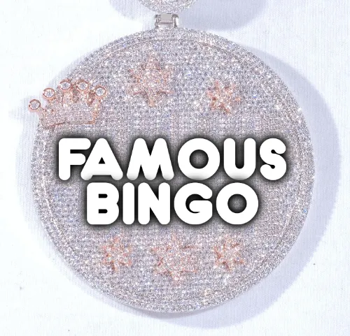 CUSTOM LETTER NECKLACE 3D BIG CROWN DISC sold by The GUU Shop