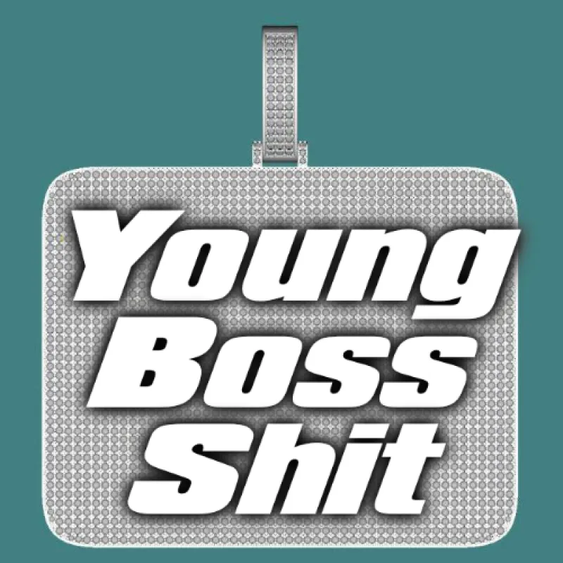 CUSTOM LETTER NECKLACE 3D BIG SQUARE sold by The GUU Shop