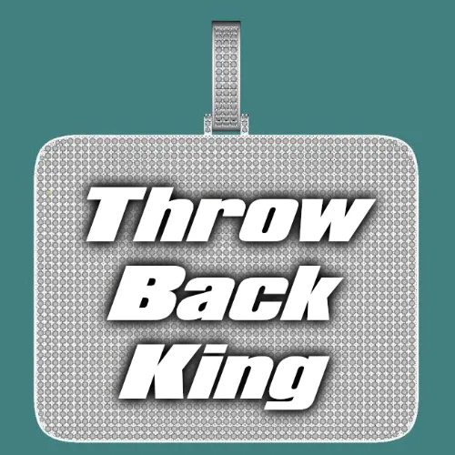 CUSTOM LETTER NECKLACE 3D BIG SQUARE sold by The GUU Shop