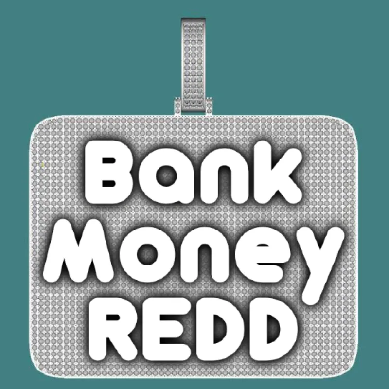 CUSTOM LETTER NECKLACE 3D BIG SQUARE sold by The GUU Shop