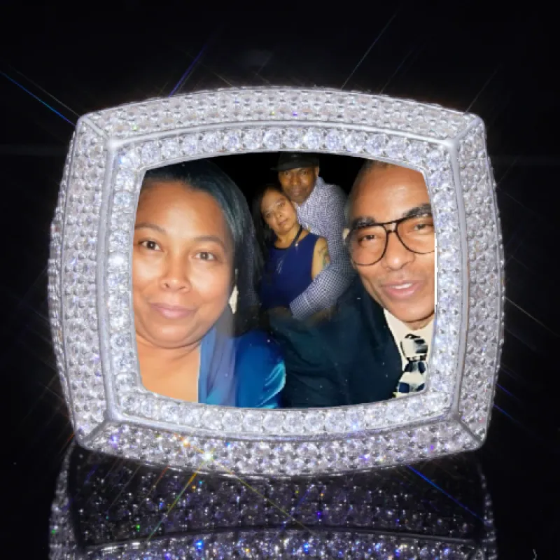 3D CUSTOM PICTURE ICED RING sold by The GUU Shop