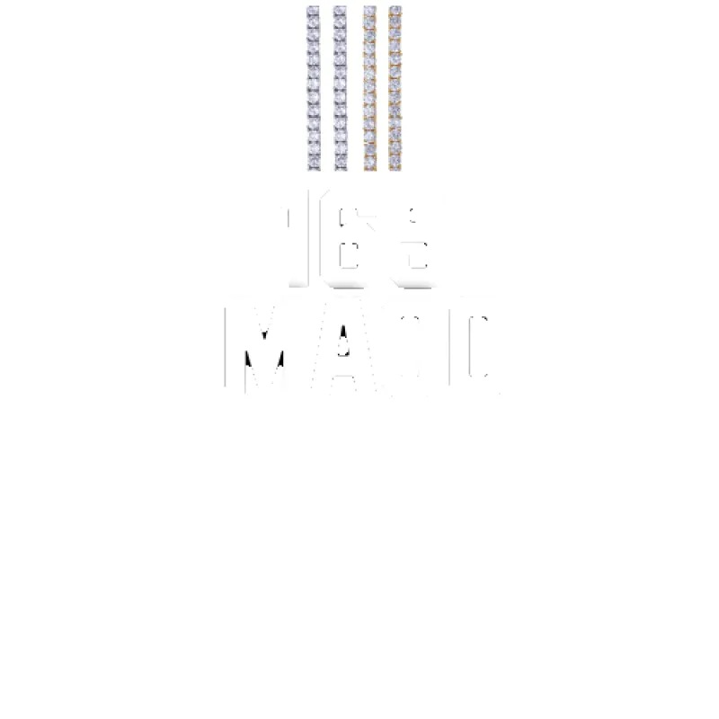 Custom Letters Baguette Two Layer Necklace made by The GUU Shop