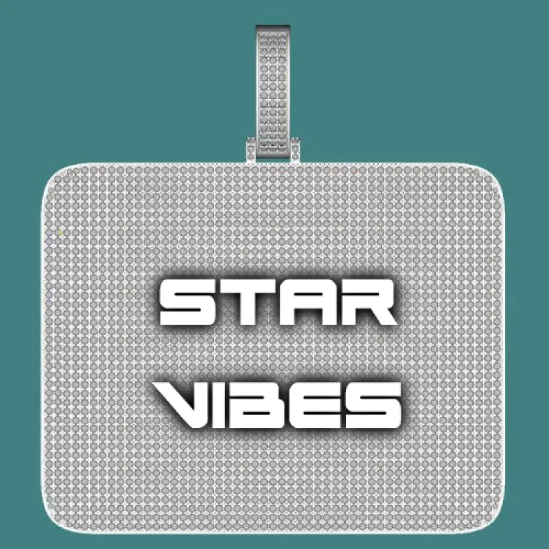 CUSTOM LETTER NECKLACE 3D BIG SQUARE sold by The GUU Shop