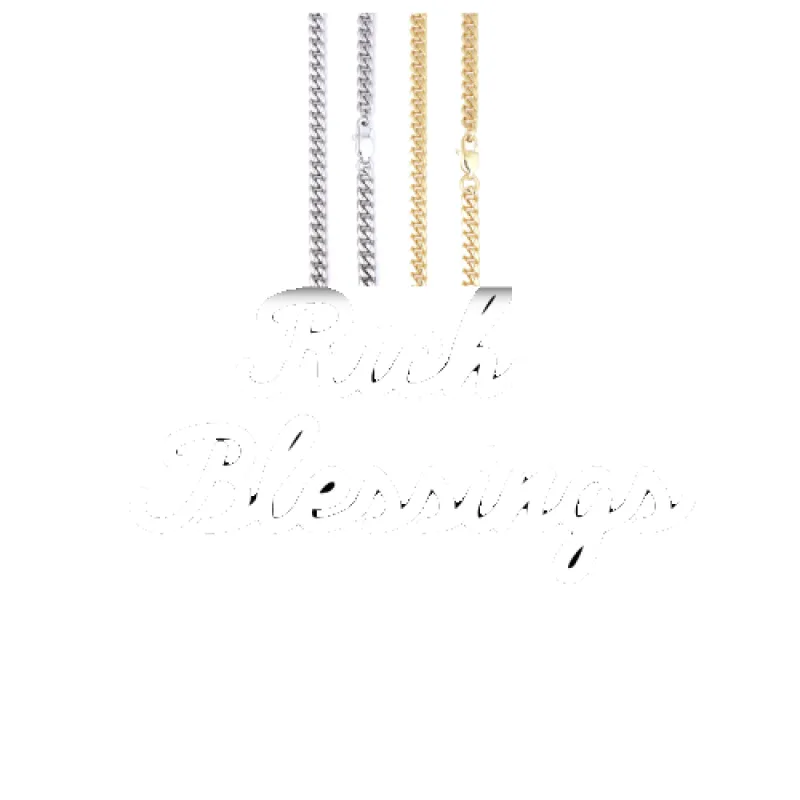 Script Custom Letter Necklace sold by The GUU Shop