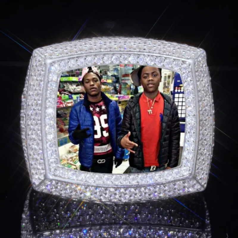 3D CUSTOM PICTURE ICED RING sold by The GUU Shop