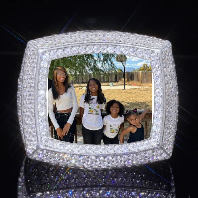 3D CUSTOM PICTURE ICED RING sold by The GUU Shop