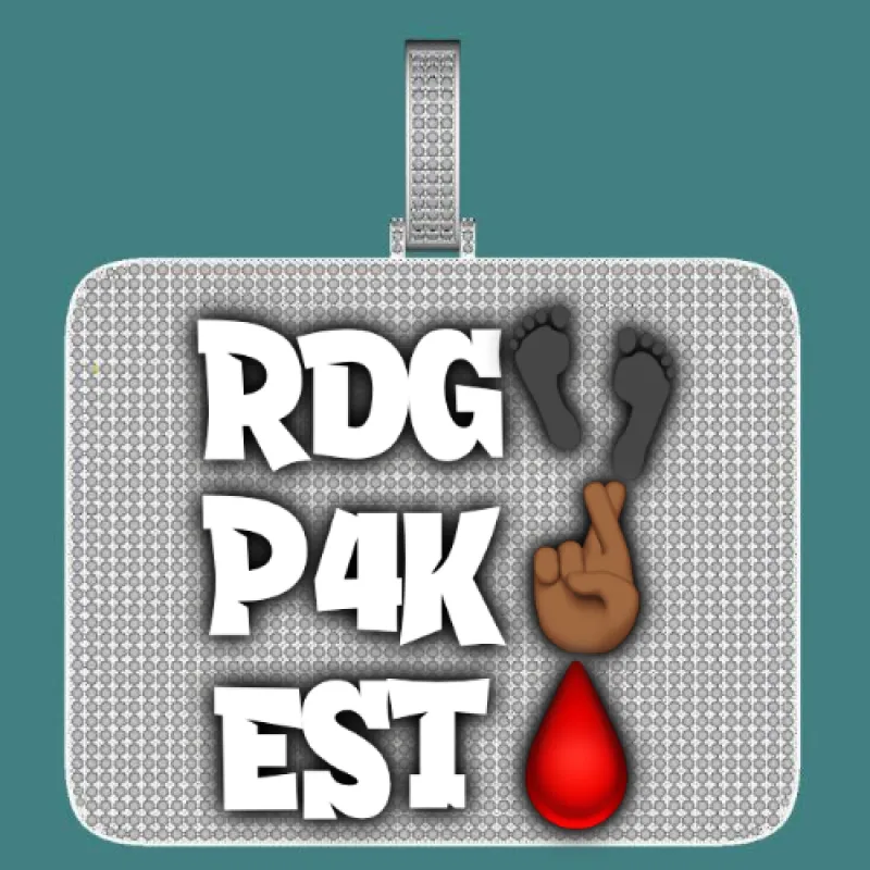 CUSTOM LETTER NECKLACE 3D BIG SQUARE sold by The GUU Shop