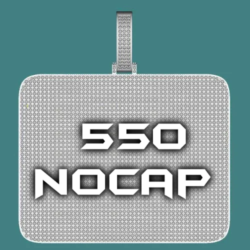 CUSTOM LETTER NECKLACE 3D BIG SQUARE sold by The GUU Shop