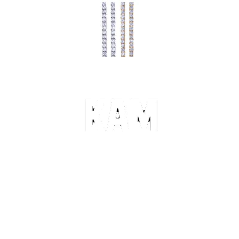 Custom Letters Baguette Two Layer Necklace sold by The GUU Shop