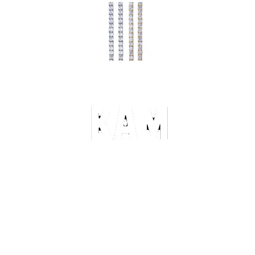 Custom Letters Baguette Two Layer Necklace sold by The GUU Shop