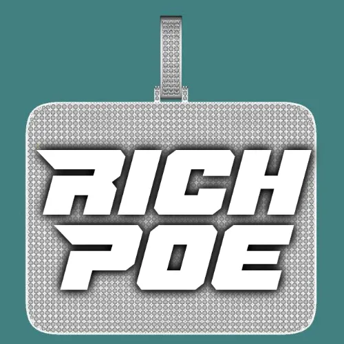 CUSTOM LETTER NECKLACE 3D BIG SQUARE sold by The GUU Shop