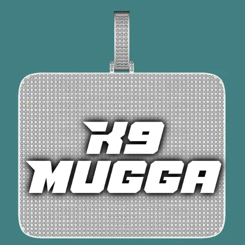 CUSTOM LETTER NECKLACE 3D BIG SQUARE sold by The GUU Shop