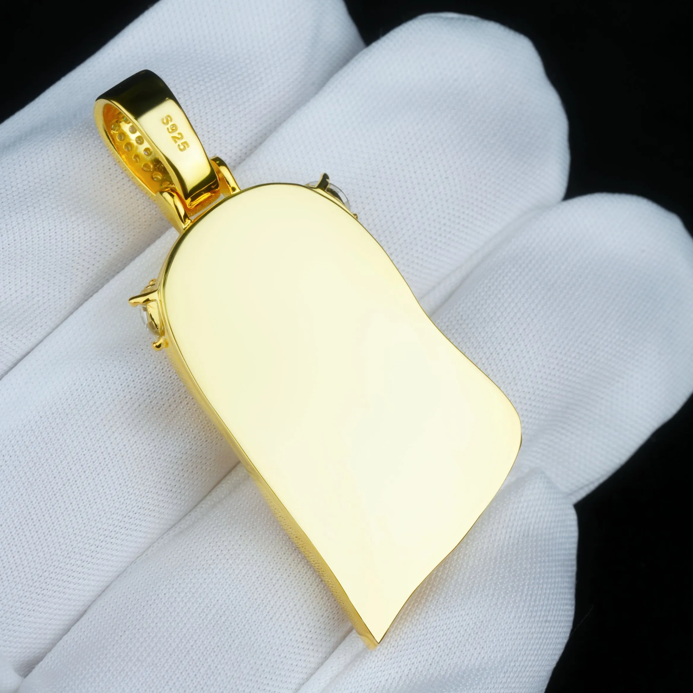 925S & VVS Moissanite Large Diamond Jesus In Gold sold by The GUU Shop product image thumbnail 4