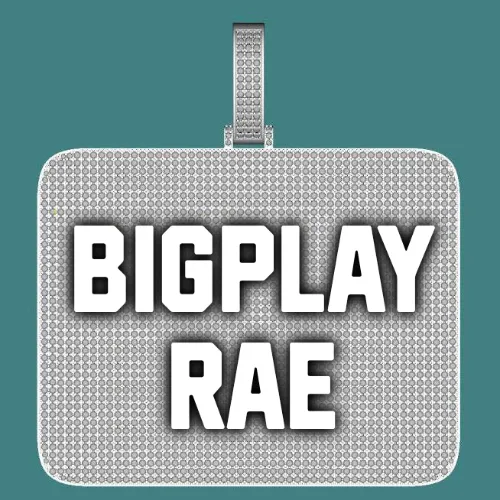 CUSTOM LETTER NECKLACE 3D BIG SQUARE sold by The GUU Shop