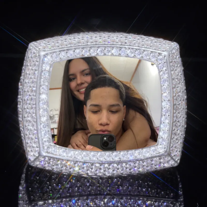 3D CUSTOM PICTURE ICED RING sold by The GUU Shop