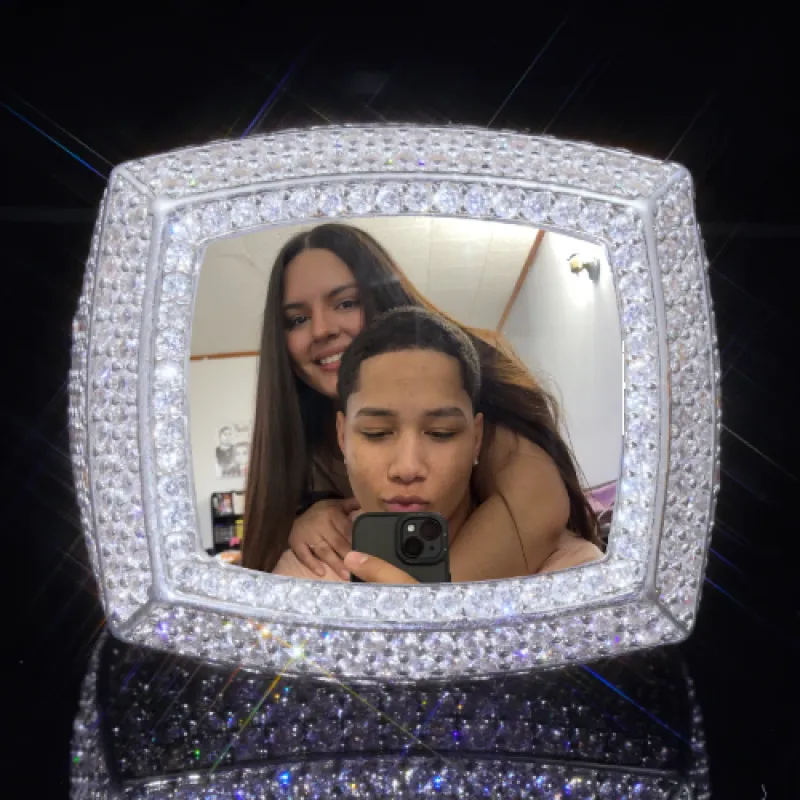 3D CUSTOM PICTURE ICED RING sold by The GUU Shop
