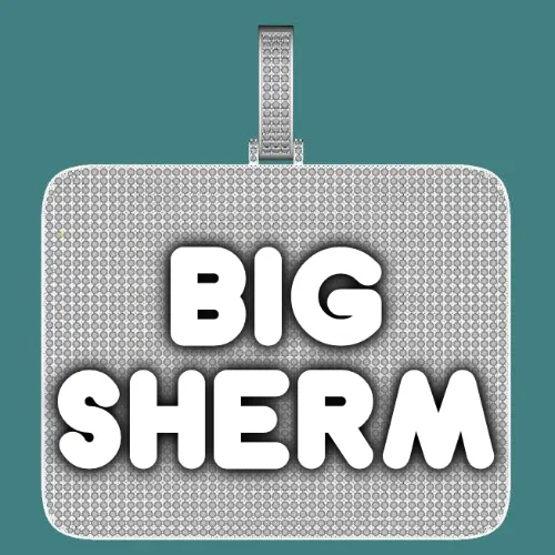 CUSTOM LETTER NECKLACE 3D BIG SQUARE sold by The GUU Shop