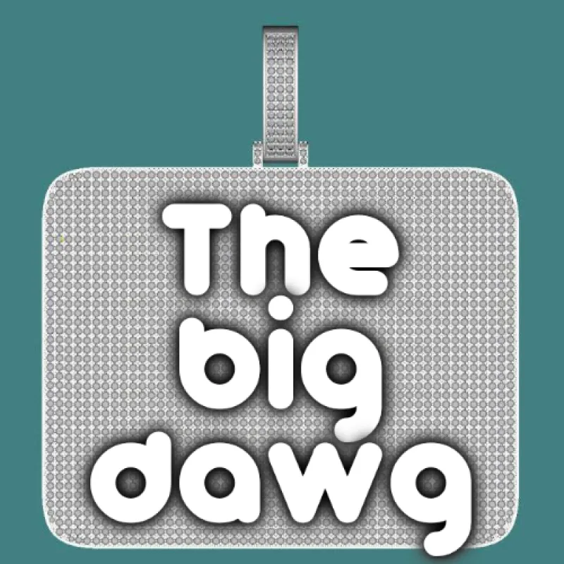 CUSTOM LETTER NECKLACE 3D BIG SQUARE sold by The GUU Shop