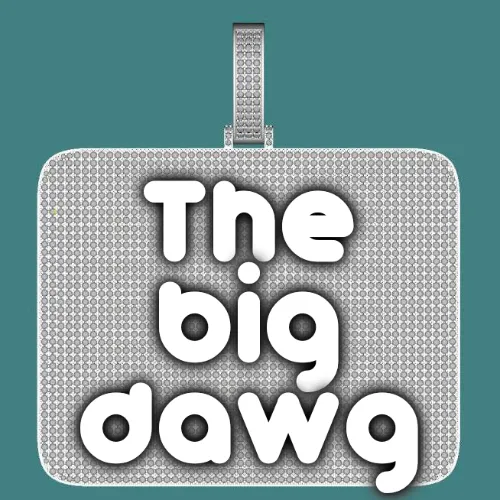 CUSTOM LETTER NECKLACE 3D BIG SQUARE sold by The GUU Shop