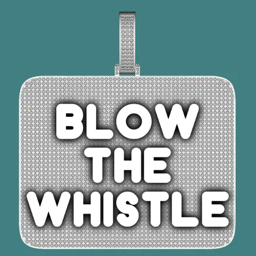 CUSTOM LETTER NECKLACE 3D BIG SQUARE sold by The GUU Shop