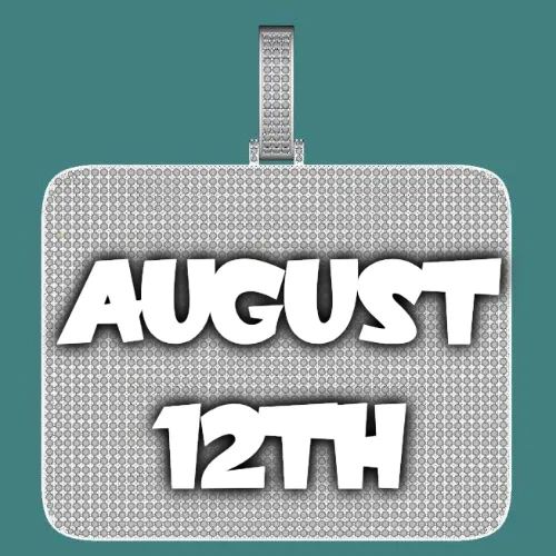 CUSTOM LETTER NECKLACE 3D BIG SQUARE sold by The GUU Shop