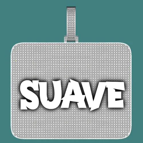 CUSTOM LETTER NECKLACE 3D BIG SQUARE sold by The GUU Shop