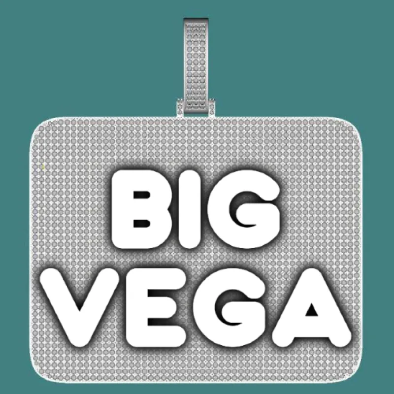 CUSTOM LETTER NECKLACE 3D BIG SQUARE sold by The GUU Shop