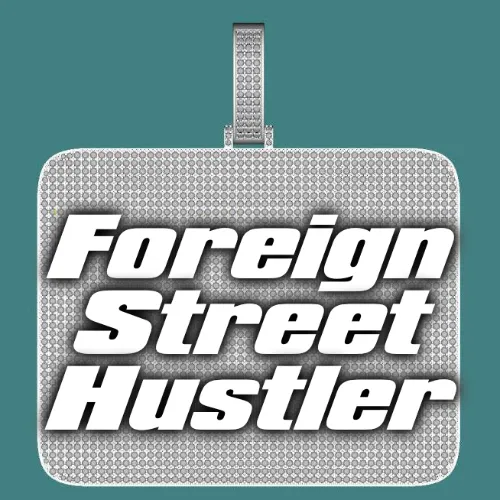 CUSTOM LETTER NECKLACE 3D BIG SQUARE sold by The GUU Shop