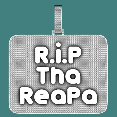 CUSTOM LETTER NECKLACE 3D BIG SQUARE sold by The GUU Shop