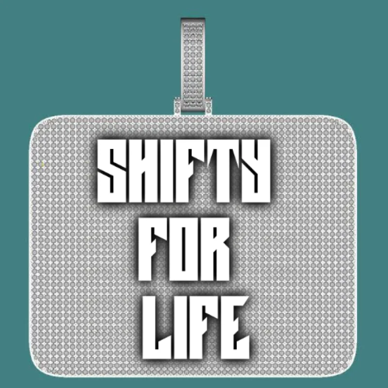 CUSTOM LETTER NECKLACE 3D BIG SQUARE sold by The GUU Shop