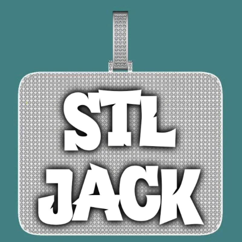 CUSTOM LETTER NECKLACE 3D BIG SQUARE sold by The GUU Shop