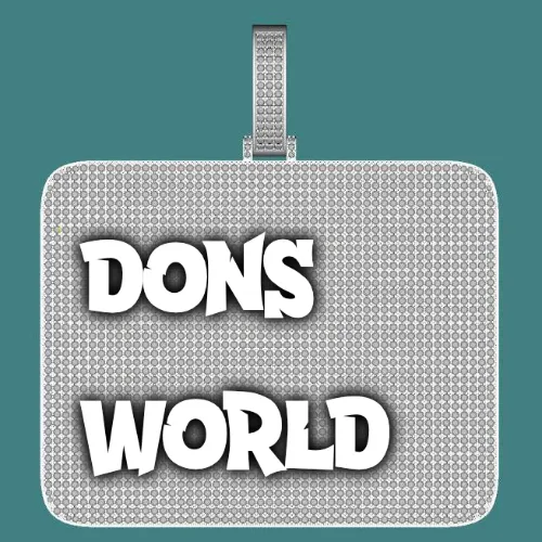 CUSTOM LETTER NECKLACE 3D BIG SQUARE sold by The GUU Shop