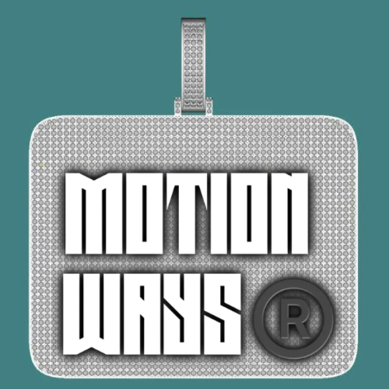 CUSTOM LETTER NECKLACE 3D BIG SQUARE sold by The GUU Shop