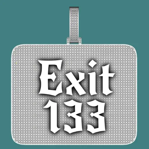 CUSTOM LETTER NECKLACE 3D BIG SQUARE sold by The GUU Shop