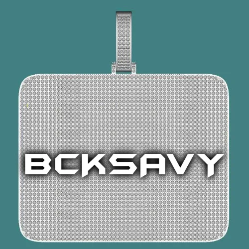 CUSTOM LETTER NECKLACE 3D BIG SQUARE sold by The GUU Shop