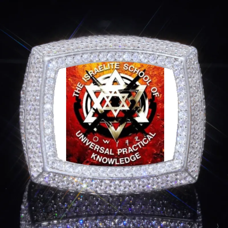 3D CUSTOM PICTURE ICED RING sold by The GUU Shop