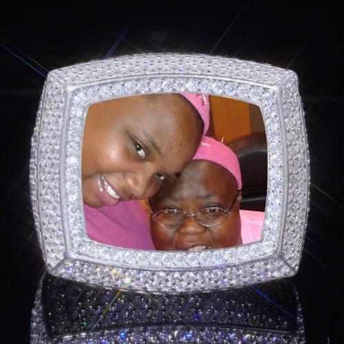 3D CUSTOM PICTURE ICED RING sold by The GUU Shop