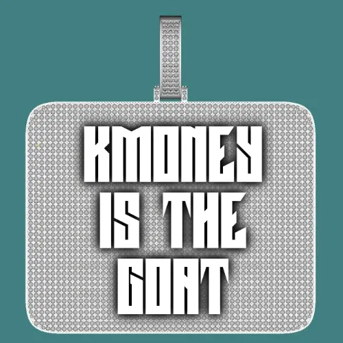 CUSTOM LETTER NECKLACE 3D BIG SQUARE sold by The GUU Shop