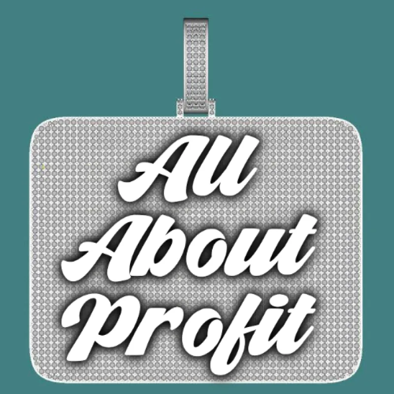 CUSTOM LETTER NECKLACE 3D BIG SQUARE sold by The GUU Shop