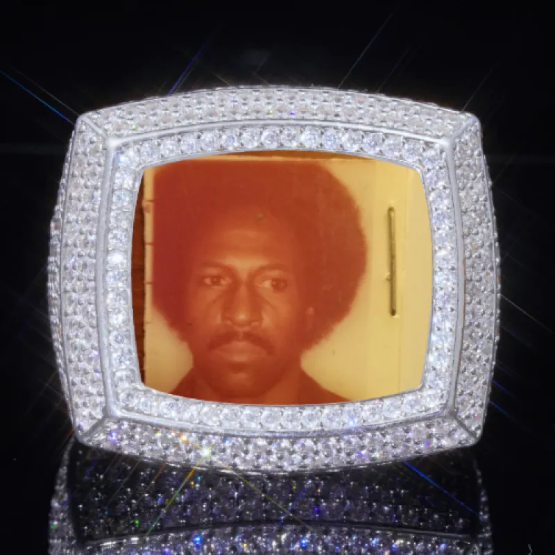 3D CUSTOM PICTURE ICED RING sold by The GUU Shop