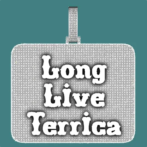 CUSTOM LETTER NECKLACE 3D BIG SQUARE sold by The GUU Shop