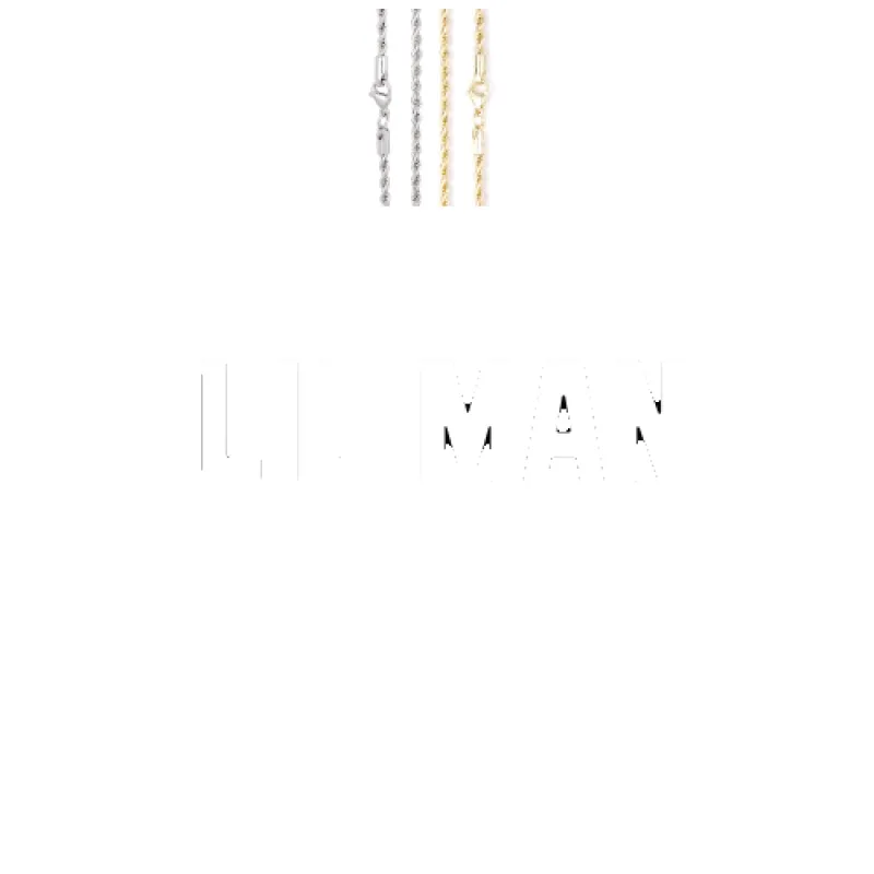 Custom Letters Baguette Two Layer Necklace made by The GUU Shop