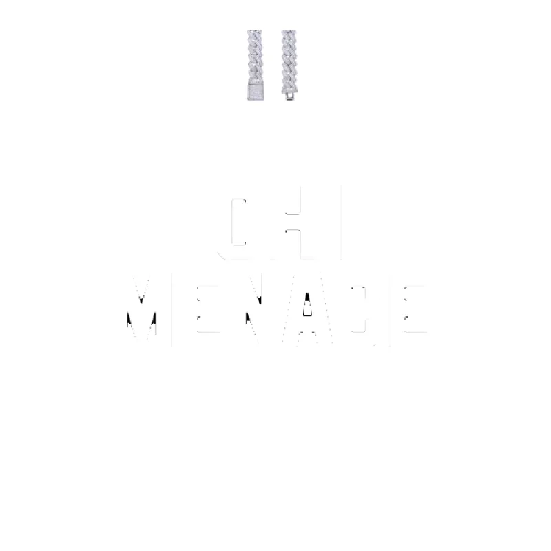 Custom Letters Baguette Two Layer Necklace made by The GUU Shop