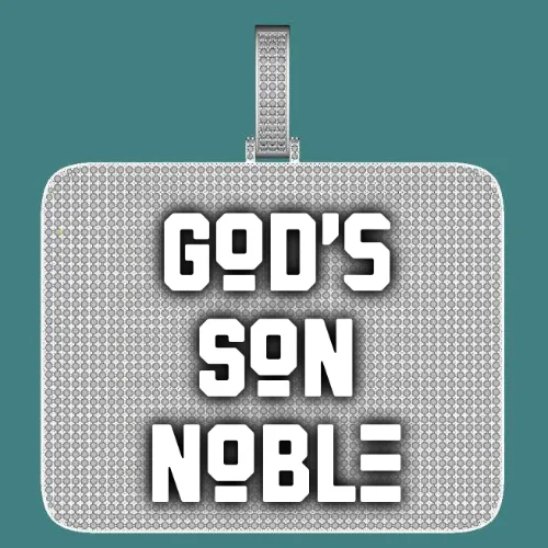 CUSTOM LETTER NECKLACE 3D BIG SQUARE sold by The GUU Shop