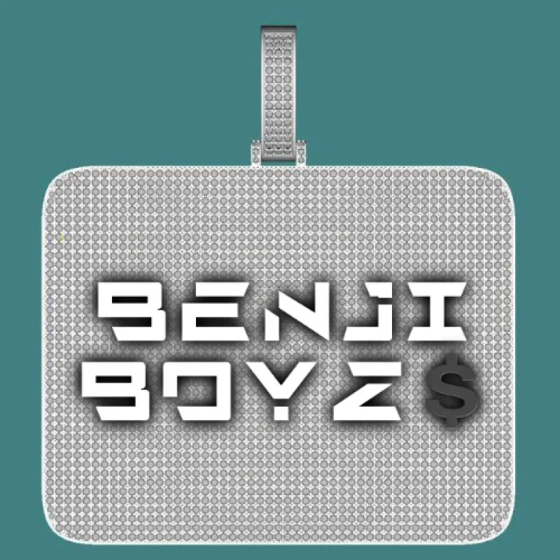 CUSTOM LETTER NECKLACE 3D BIG SQUARE sold by The GUU Shop