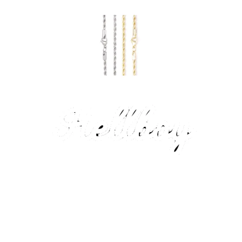 Script Custom Letter Necklace sold by The GUU Shop