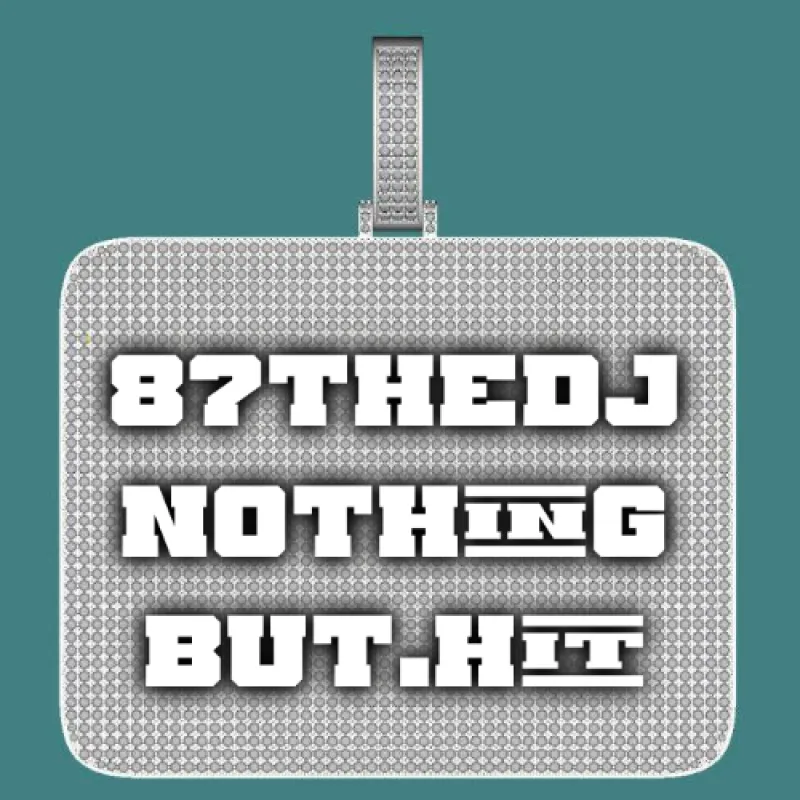 CUSTOM LETTER NECKLACE 3D BIG SQUARE sold by The GUU Shop